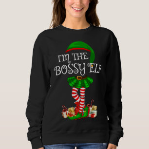Sweatshirt Je suis le Noël des elfes du garçon