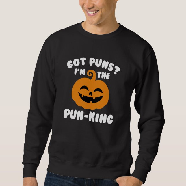 Sweatshirt Je suis le roi des jeux de mots (Devant)
