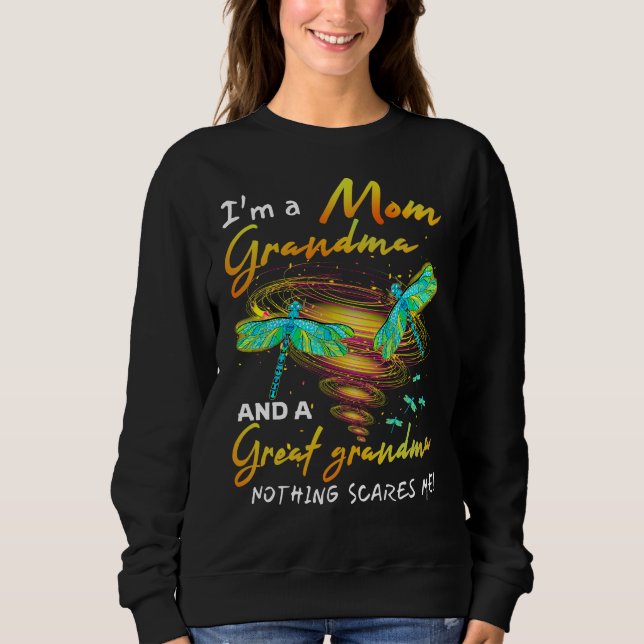 Sweatshirt Je suis maman grand-mère, ma grand-mère, rien n'ef (Devant)