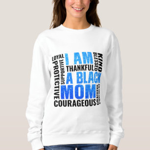 Sweatshirt Je suis Maman noire