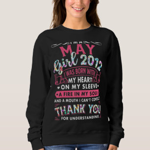 Sweatshirt Je suis May Girl 2012 10e anniversaire 10 ans