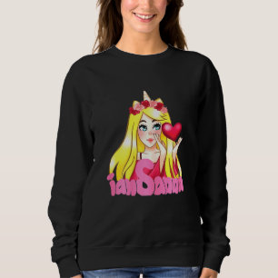 Sweatshirt Je Suis Sanna La Belle Gamer Girl
