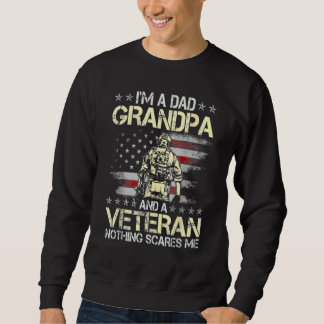 Sweatshirt Je suis un papa grand-père vétéran Fête des pères 