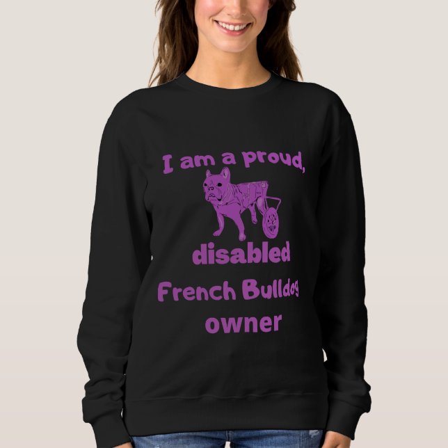 Sweatshirt Je Suis Un Propriétaire Français De Chien À Balles (Devant)