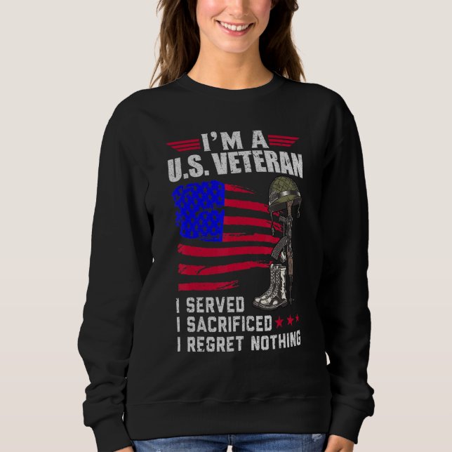 Sweatshirt Je Suis Un Vétérinaire Américain (Devant)