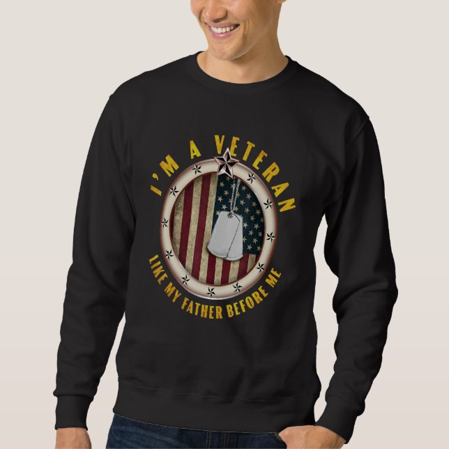 Sweatshirt Je Suis Un Vétérinaire Comme Mon Père Avant Moi Vi (Devant)