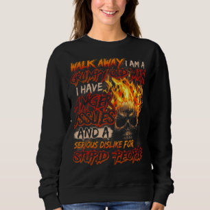Sweatshirt Je Suis Un Vieux Homme Grincheux, J'Ai Un Problème