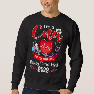 Sweatshirt Je suis une infirmière canadienne et c'est ma sema