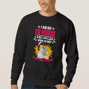 Sweatshirt Je suis une infirmière urgentiste technicienne Méd
