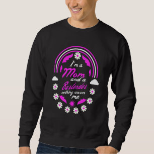 Sweatshirt Je suis une maman et un barman rien ne me fait peu