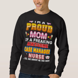 Sweatshirt Je suis une maman fière de chef de Coque Nurse Fre