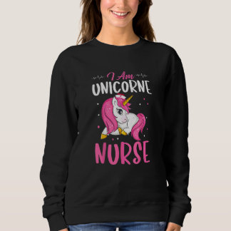 Sweatshirt Je Suis Unicorne Infirmière Infirmière Internation