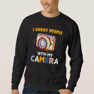 Sweatshirt Je Tire Des Personnes Photographie Avec Ma Caméra