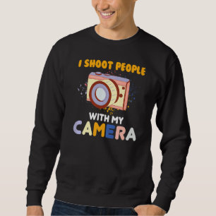 Sweatshirt Je Tire Des Personnes Photographie Avec Ma Caméra