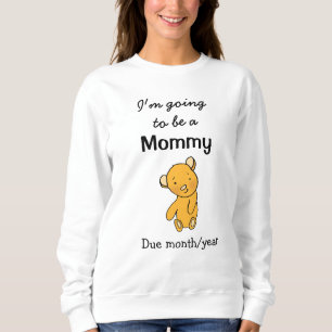 Sweatshirt Je vais être une maman