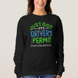 Sweatshirt Je Viens D'Avoir Mon Permis De Pilote Nouveau Pilo