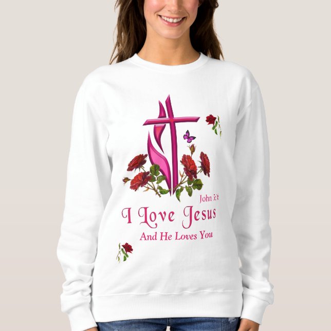 Sweatshirt Jésus (Devant)