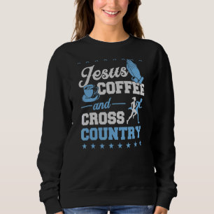 Sweatshirt Jésus Café Et Cross-Pays Courant Christian X