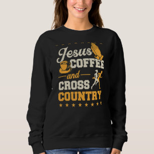 Sweatshirt Jésus Café Et Cross-Pays Courant Christian X