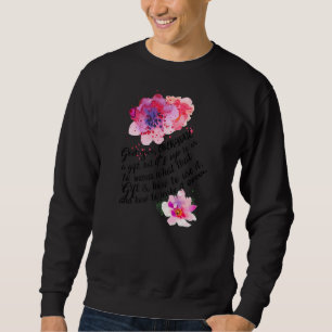 Sweatshirt Jésus-Christ Foi Motivationnelle Dieu donne toujou