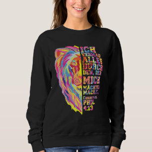 Sweatshirt Jésus Christ Lion De Juda Philipper 413