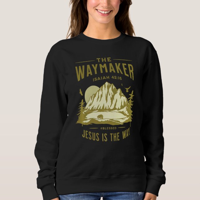 Sweatshirt Jésus Christ Waymaker (Devant)