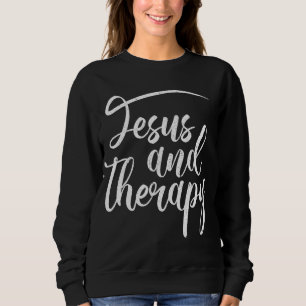 Sweatshirt Jésus Et Thérapie Humour Religieux Chrétien