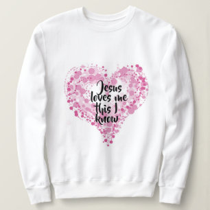 Sweatshirt "Jesus loves-moi".
