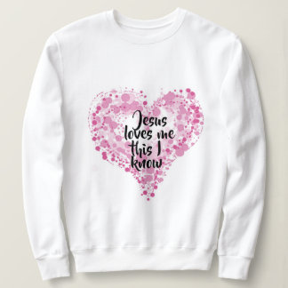 Sweatshirt "Jesus loves-moi".