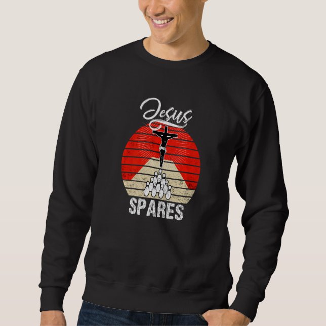 Sweatshirt Jesus Spares Bowl Art Cool Bowl Jeu Hobbies Bo (Devant)