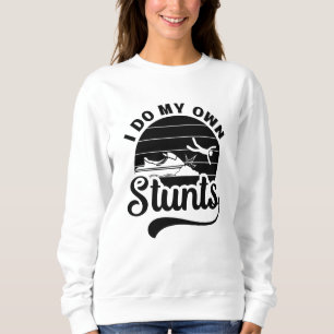 Sweatshirt Jet Ski Je Fais Mes Propres Stunts Jet Ski Retro J
