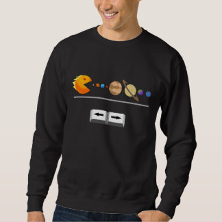 Sweatshirt Jeu avec le T-shirt drôle de planètes