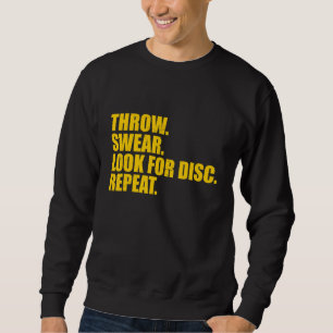 Sweatshirt Jeu de lecture de disque Rechercher le disque Répé