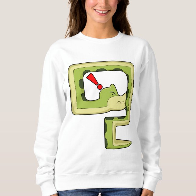 Sweatshirt Jeu de serpent (Devant)