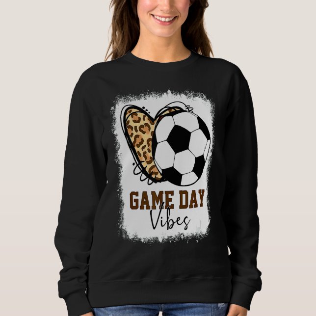 Sweatshirt Jeu de soccer Vibes Soccer Maman Jeu Jour Saison B (Devant)