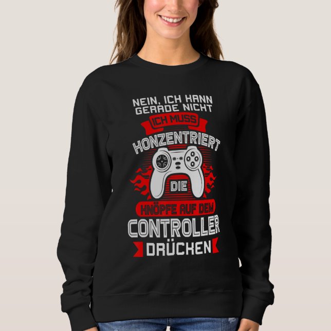 Sweatshirt Jeu Garçons console Gamer (Devant)