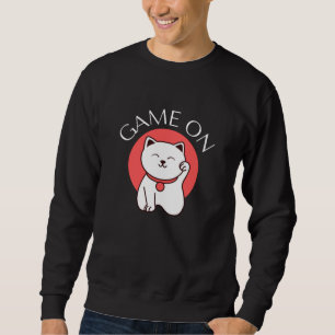 Sweatshirt Jeu Japonais Sur Chat Charm - Good Gaming Men