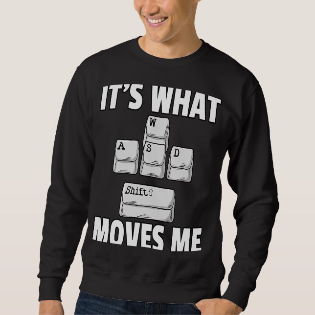 Sweatshirt Jeu Jeu Jeu Jeu Joueur Joueur Joueur Joueur E Spor (Devant)