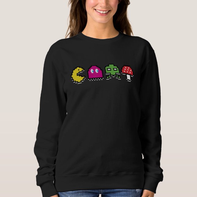 Sweatshirt Jeu vidéo des années 80 Salle d'arcade des arcades (Devant)