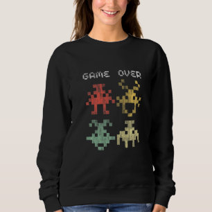 Sweatshirt Jeu vidéo des années 80 Vintage Retro Arcade Jeu O