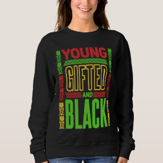 Sweatshirt Jeune et Noir Mois de l'histoire des Noirs  1