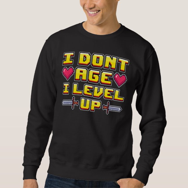 Sweatshirt Jeux de gamer Jeux vidéo Nerd Je n'ai pas l'âge I  (Devant)