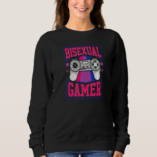 Sweatshirt Jeux Vidéo Bisexual Gamer Cute tendance Bi Pride S