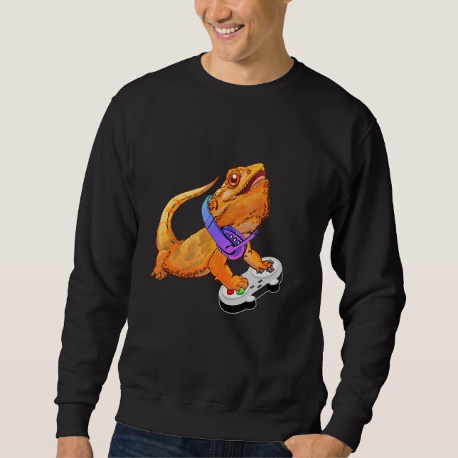 Sweatshirt Jeux Vidéo Dragon À Portée Amusante Joueuse Joueus (Devant)