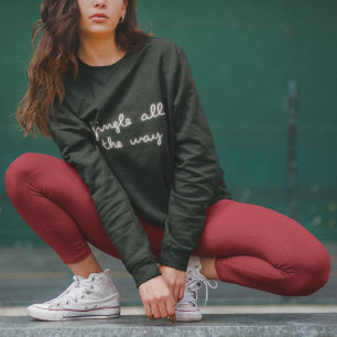 Sweatshirt Jingle   Fun Neon tendance stylish Love