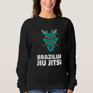 Sweatshirt Jiu Jitsu Dragon Demon Jiu Jitsu Brésilien MMA Gra