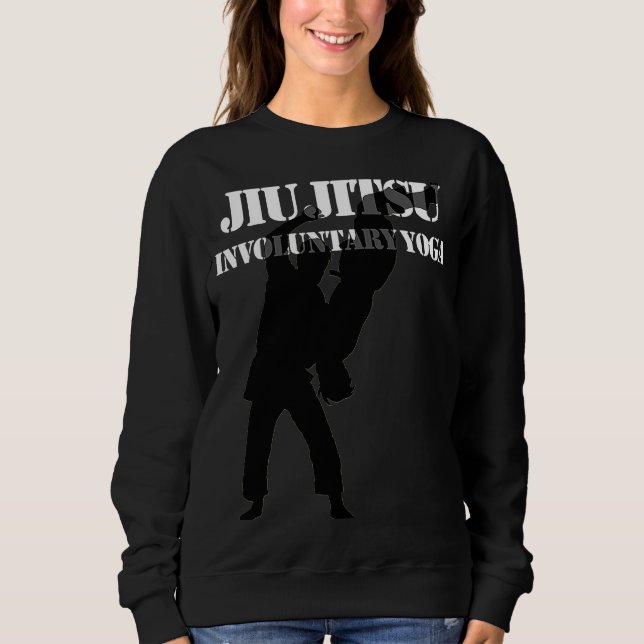 Sweatshirt Jiu Jitsu Involuntary Yoga (Devant)