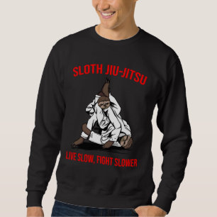 Sweatshirt Jiu Jitsu Sloth Brésilien Bjj Armbar Mixed martial