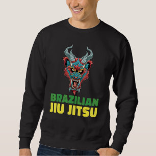Sweatshirt Jiu Jitsu Tigre Démon   Jiu Jitsu Brésilien et Gr
