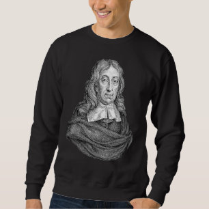 Sweatshirt John Milton Portrait Line Art Auteur